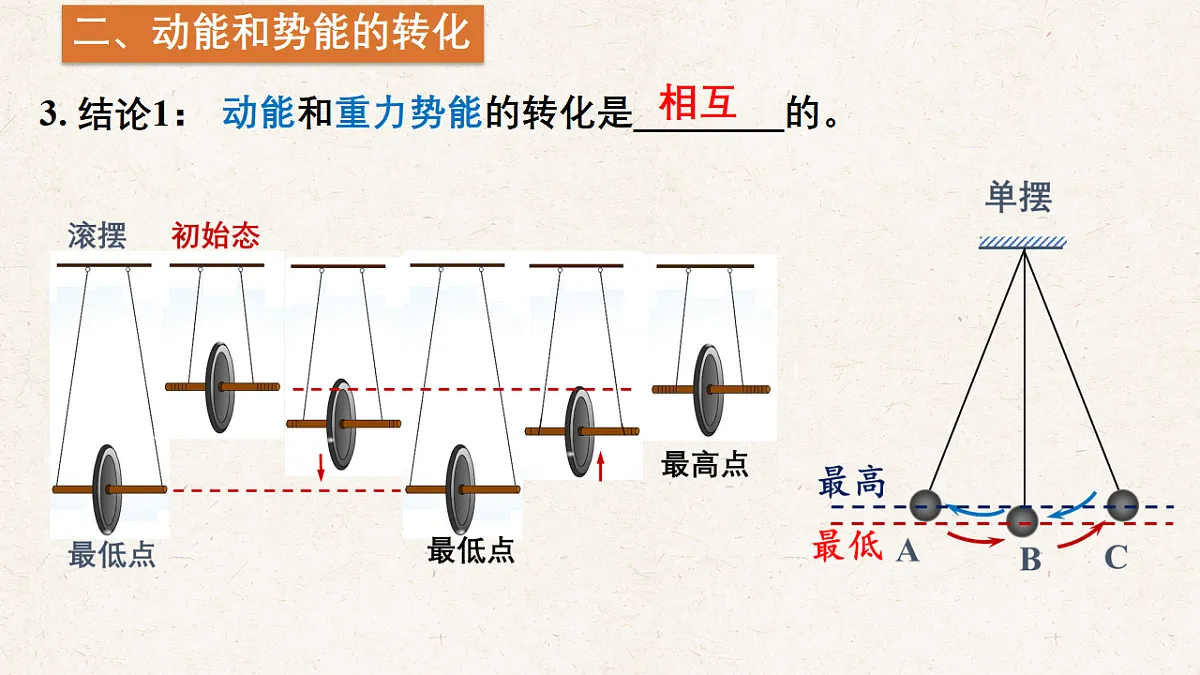 沪科版八年级物理全册教学课件《10.4 机械能转化及其应用》第8页