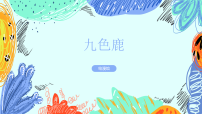 学前教育  九色鹿  课件