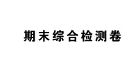 初中数学新北师大版八年级下册期末综合检测卷作业课件（2026春）（放映显示答案）