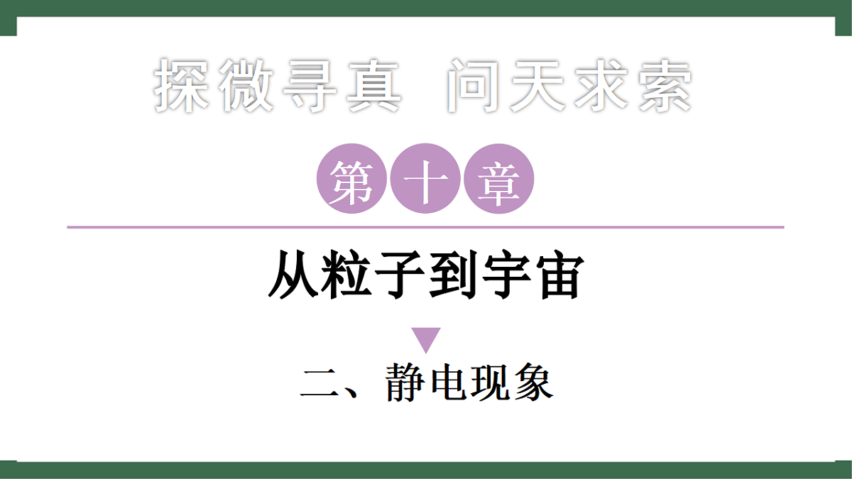 苏科版(2024)物理八年级下册 10.2 静电现象 (课件)第1页