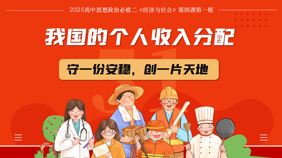 4.1我国的个人收入分配 课件 统编版高中政治必修二经济与社会第1页