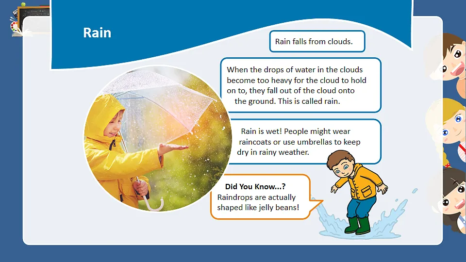 【课件】冀教版(三起)小学英语四年级下册Unit 2 Lesson 3 A Rainy Day第6页