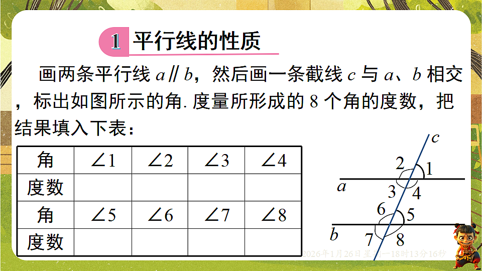 2.3平行线的性质(第一课时)(课件)--2025-2026学年北师大版(新教材)数学七年级下册第5页