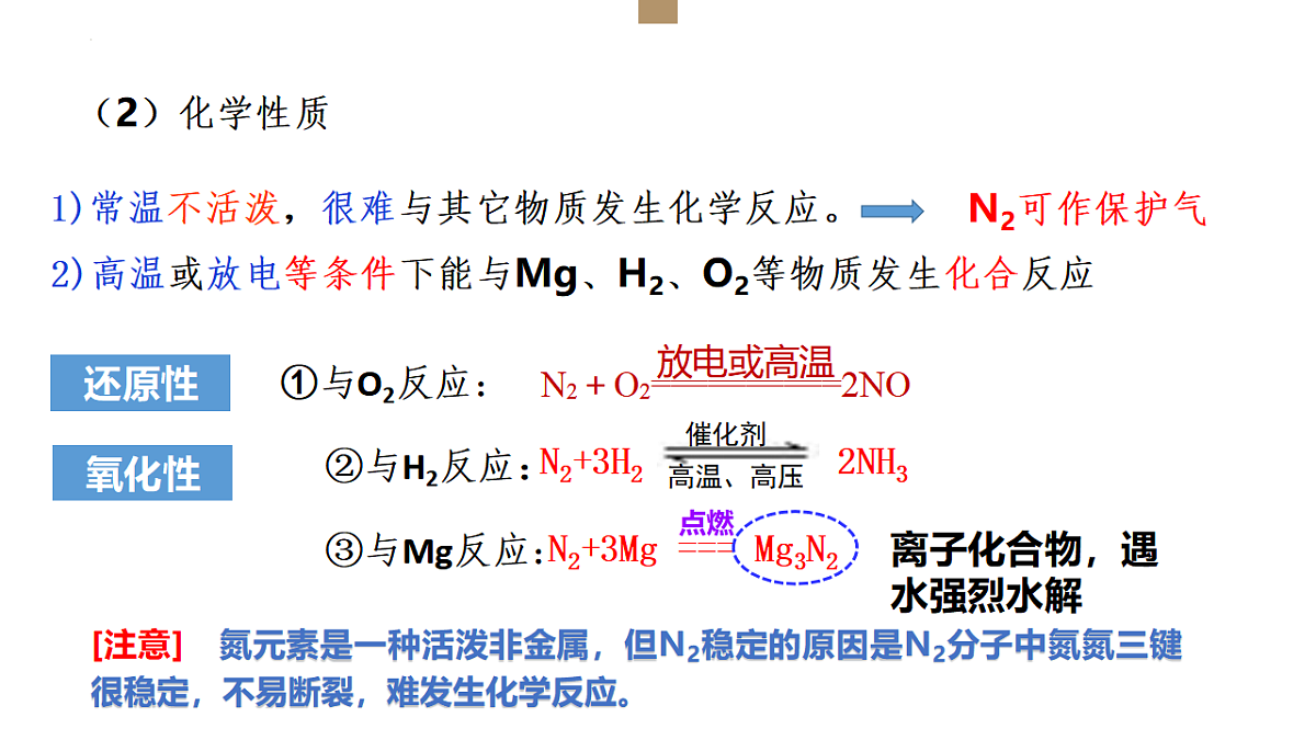 2025-2026学年高一下学期化学人教版必修第二册课件5.2.1氮及其化合物第一课时第8页