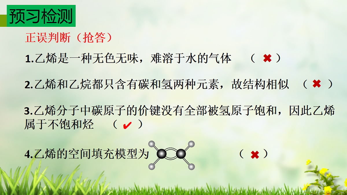 2025-2026学年高一下学期化学人教版必修第二册课件 7.2. 乙烯与有机高分子材料第1课时第4页