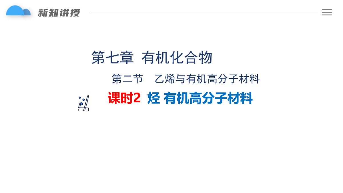 2025-2026学年高一下学期化学人教版必修第二册课件 7.2.乙烯与有机高分子材料第2课时第1页