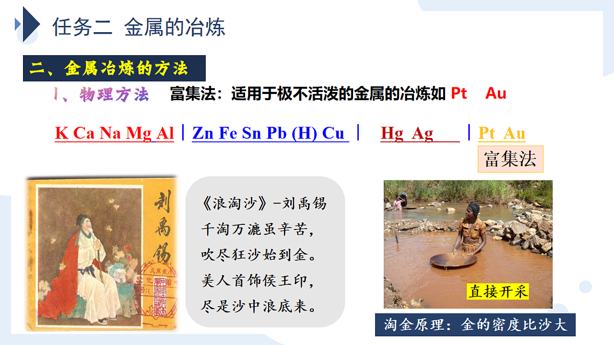 2025-2026学年高一下学期化学人教版必修第二册课件8.1.1金属矿物的开发利用第1课时第6页