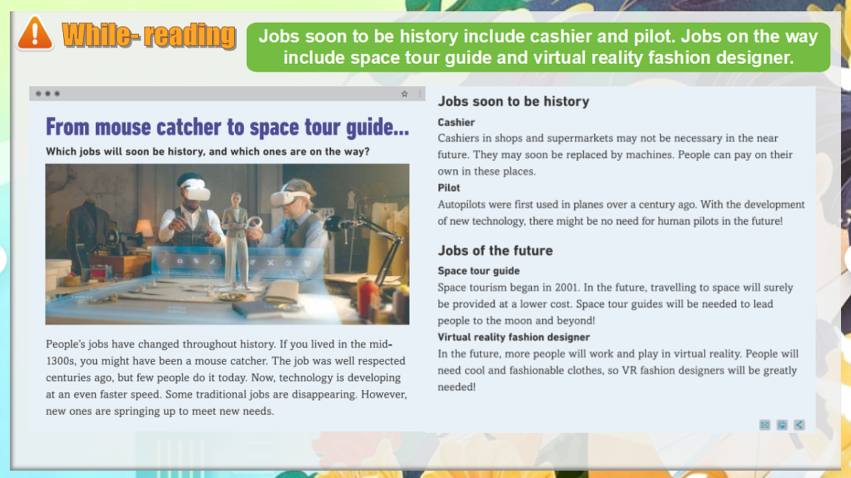 Unit1 Career talks Developing ideas Reading for writing新教材外研版八下英语同步课件第7页
