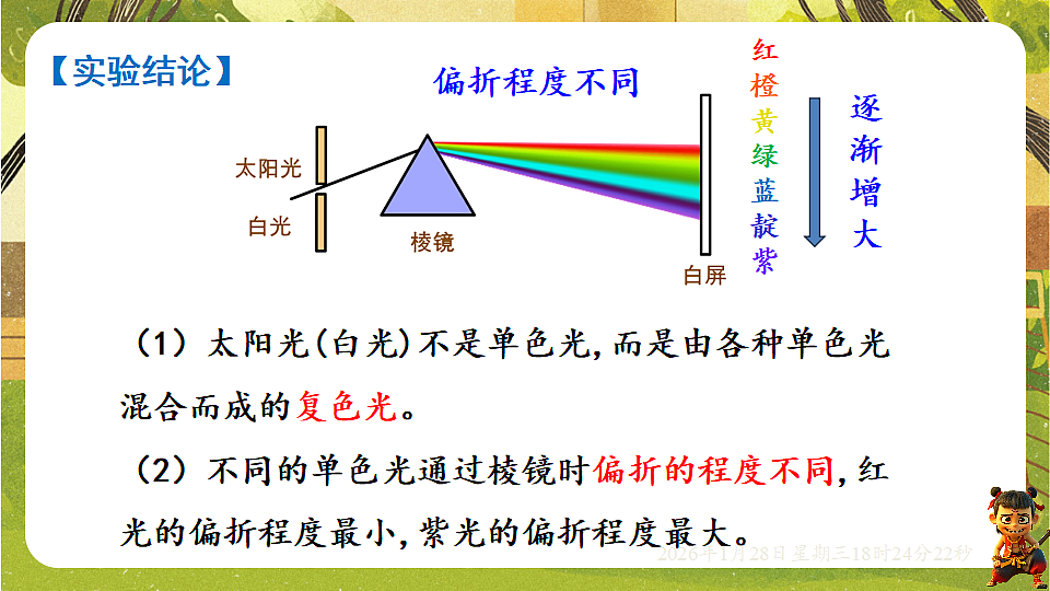 3.4光的色散(课件)--沪科版(新教材)八年级物理全一册第6页