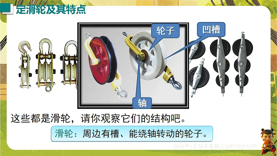 11.2滑轮及其应用(第1课时) 定滑轮和动滑(课件)--沪科版(新教材)八年级物理全一册下册第4页