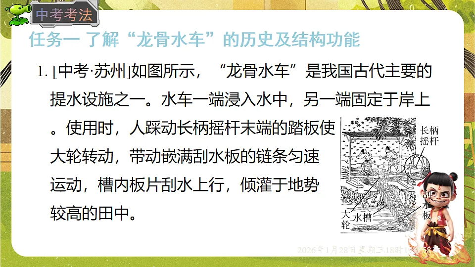实践 制作“龙骨水车”模型(课件)--沪科版(新教材)八年级物理全一册下册第5页
