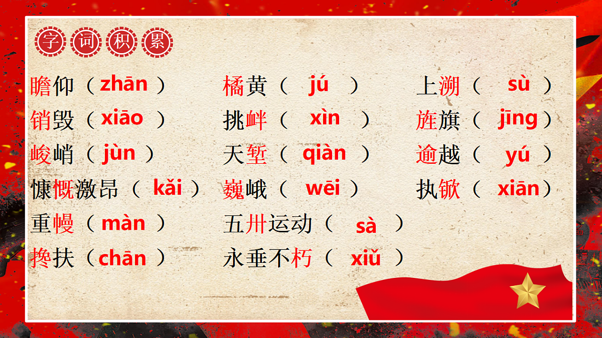 第21课《人民英雄永垂不朽》课件视频 2025-2026学年统编版语文八年级上册第6页