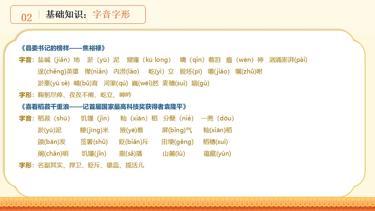 第五单元知识梳理 课件 2025-2026学年高教版中职语文基础模块上册第8页