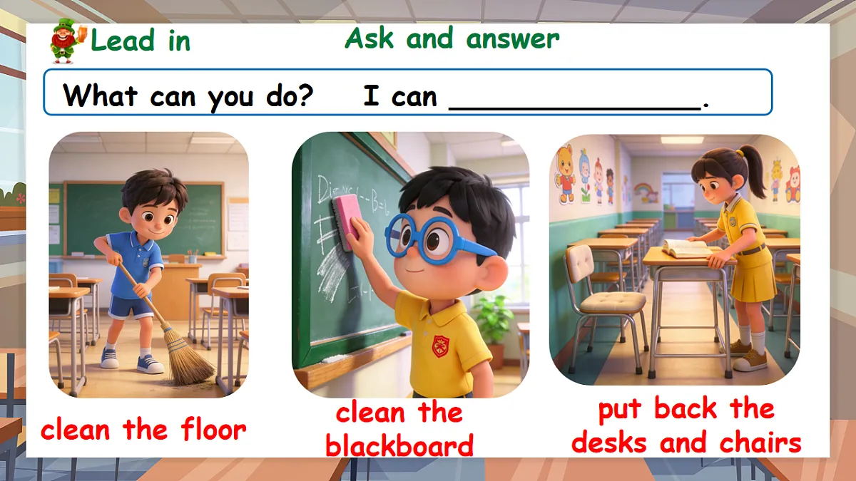 Unit 1 第5课时 Part B Let’s learn&Listen and do 教学课件第6页