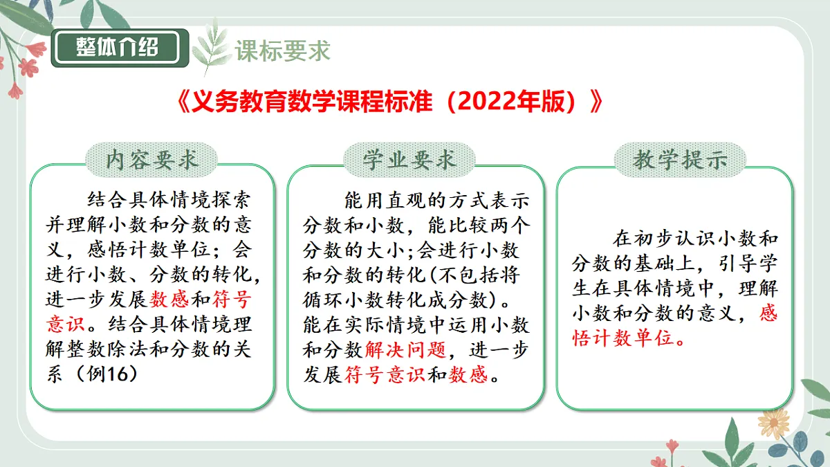 人教版小学数学五年级下册第4、5、6单元教材解读课件第5页