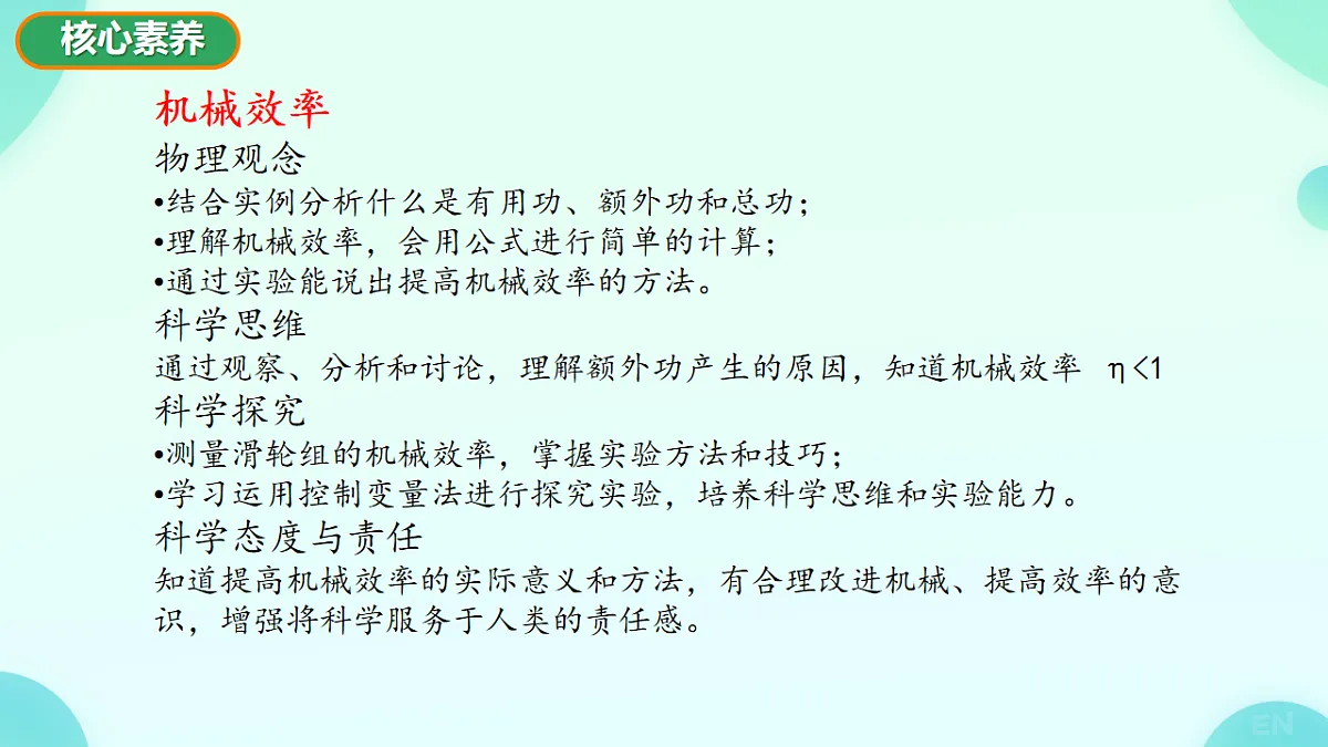 11.3 机械效率 课件 2024-2025学年沪科版物理八年级全一册第2页
