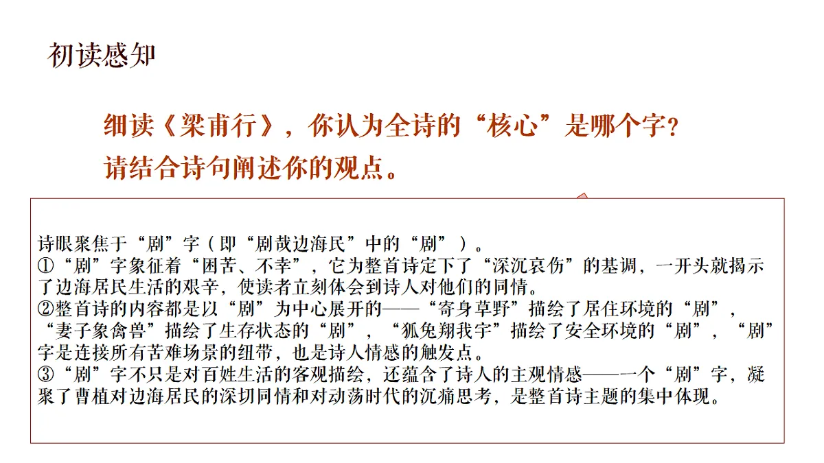 第三单元课外古诗词诵读《梁甫行》课件统编版语文八年级上册第7页