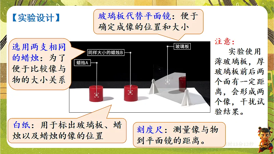 3.2平面镜成像(课件)--沪科版(新教材)八年级物理全一册第6页
