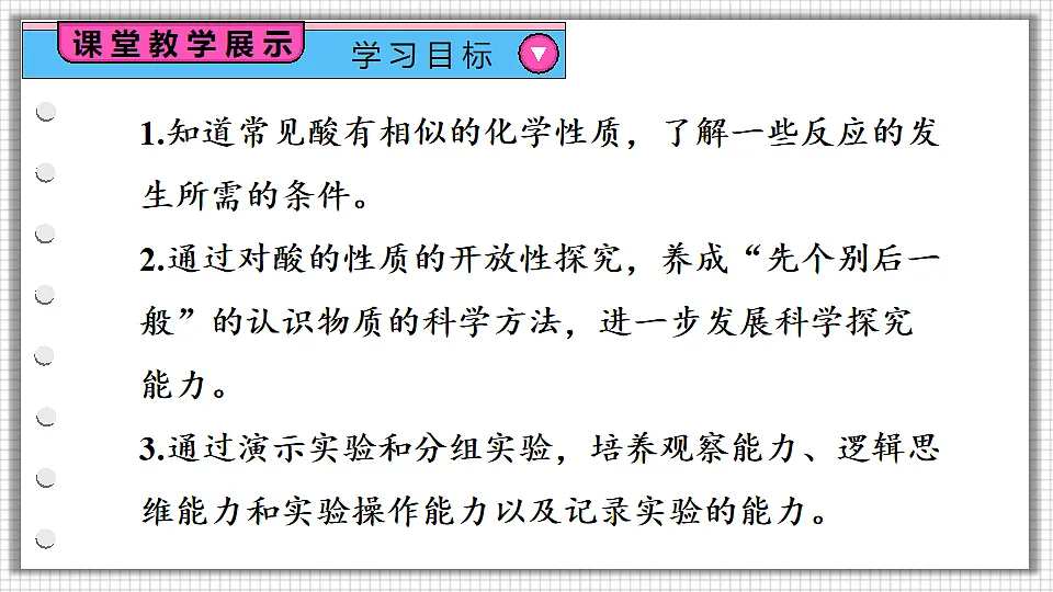 科粤版九年级化学下册教学课件《8.2 常见的酸和碱 第2课时 稀酸的化学性质》第2页
