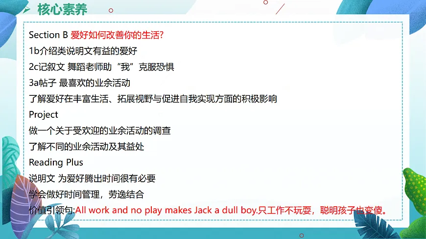 【核心素养】2026春新人教8下英语《Unit 1 Time to Relax 01Section A 1a-2d》 课件第5页