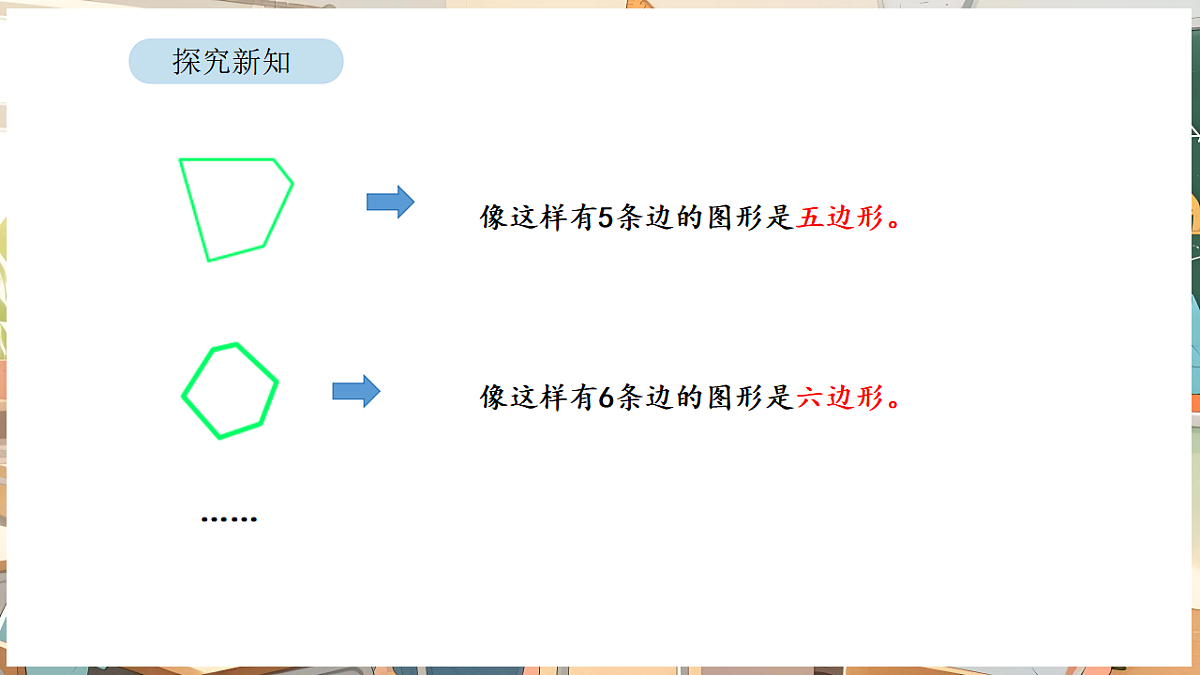 3.1 认识多边形及长方形、正方形的特点第8页