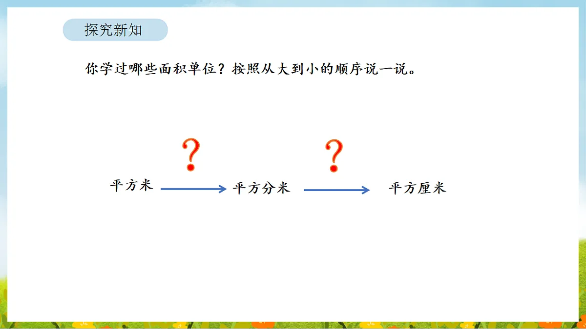 2026年人教版数学三年级下册 4.5 面积单位间的进率(课件)第8页