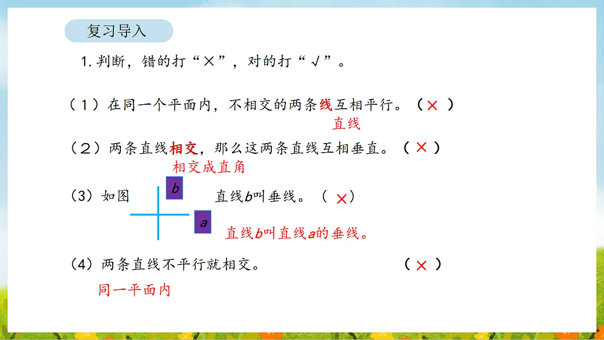2026年苏教版数学三年级下册 5.2 画垂线和认识点到直线的距离(课件)第3页