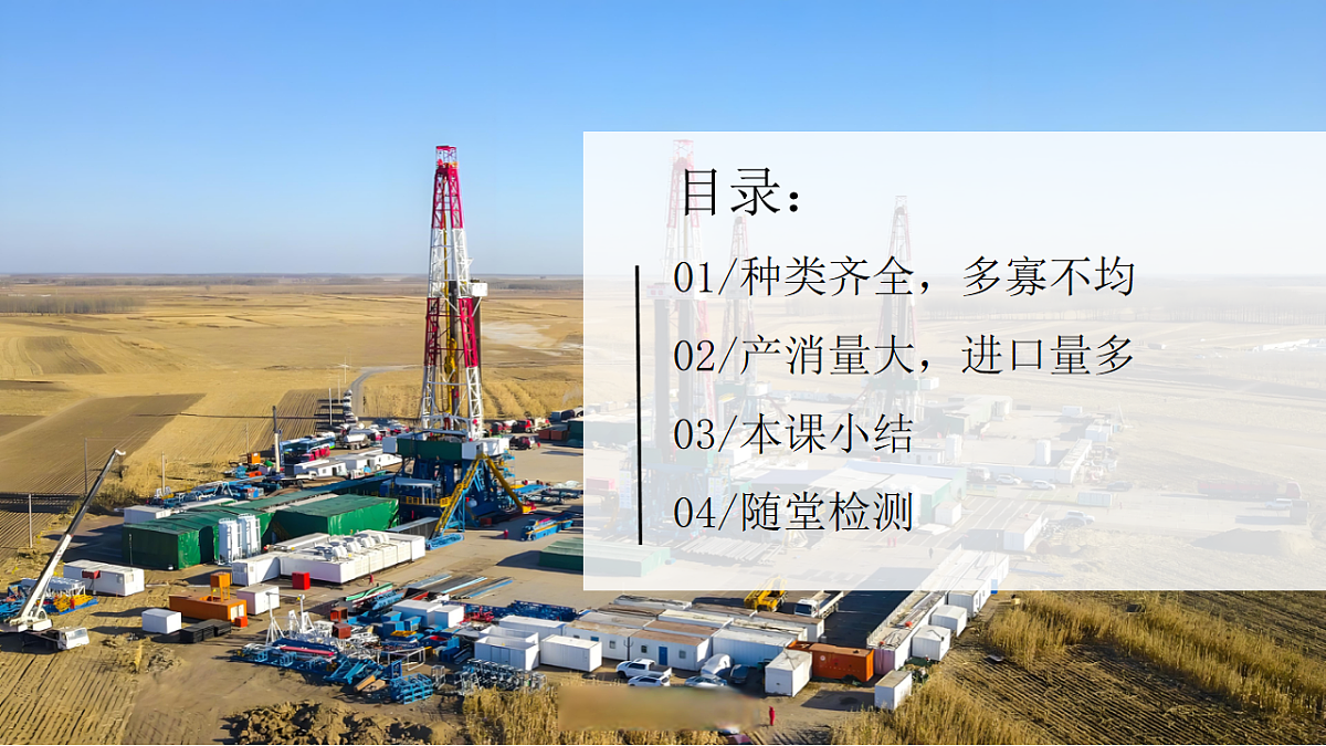 初中 地理 人教版(2024) 八年级上册3.3 矿产资源 课件第3页