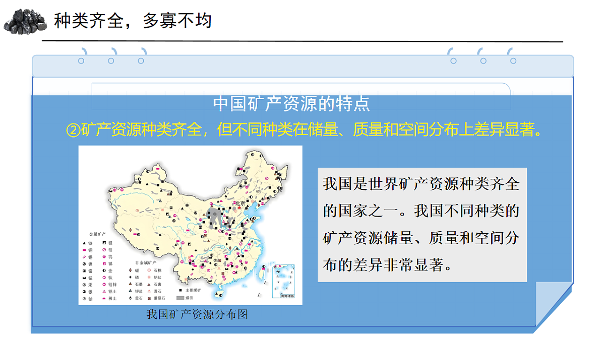 初中 地理 人教版(2024) 八年级上册3.3 矿产资源 课件第8页
