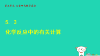初中化学反应中的有关计算课文配套课件ppt