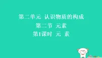 初中化学鲁教版(2024)九年级上册(2024)元素习题课件ppt