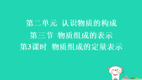 初中化学鲁教版（2024）九年级上册（2024）物质组成的表示习题ppt课件