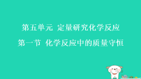 鲁教版（2024）九年级上册（2024）化学反应中的质量守恒习题课件ppt
