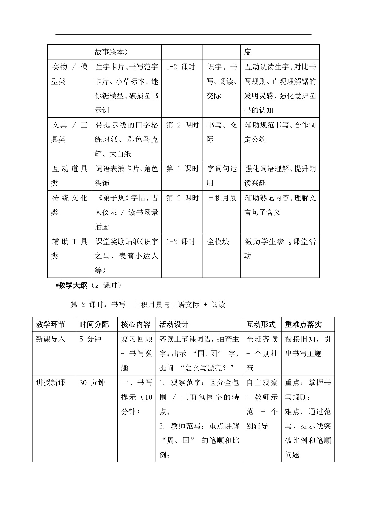 《语文园地五》教案(第2课时)第3页