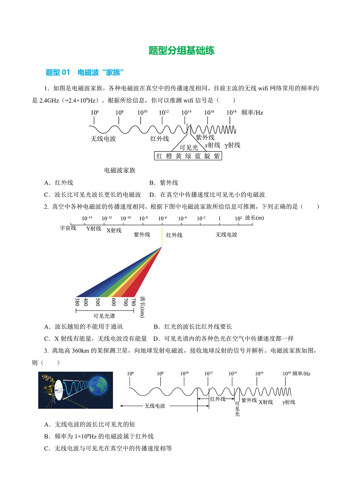 15.2 电磁波的应用(分层作业)沪科版2024九年级物理下册 【原卷版】第2页