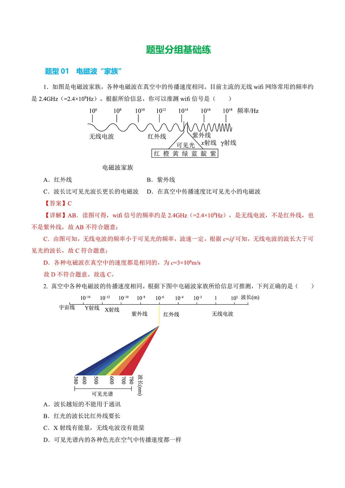 15.2 电磁波的应用(分层作业)沪科版2024九年级物理下册 【解析版】第2页