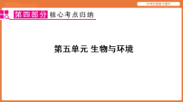 核心考点归纳 第五单元 生物与环境-2026年中考生物二轮专题复习课件