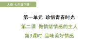 政治 (道德与法治)七年级下册（2024）品味美好情感课堂教学课件ppt