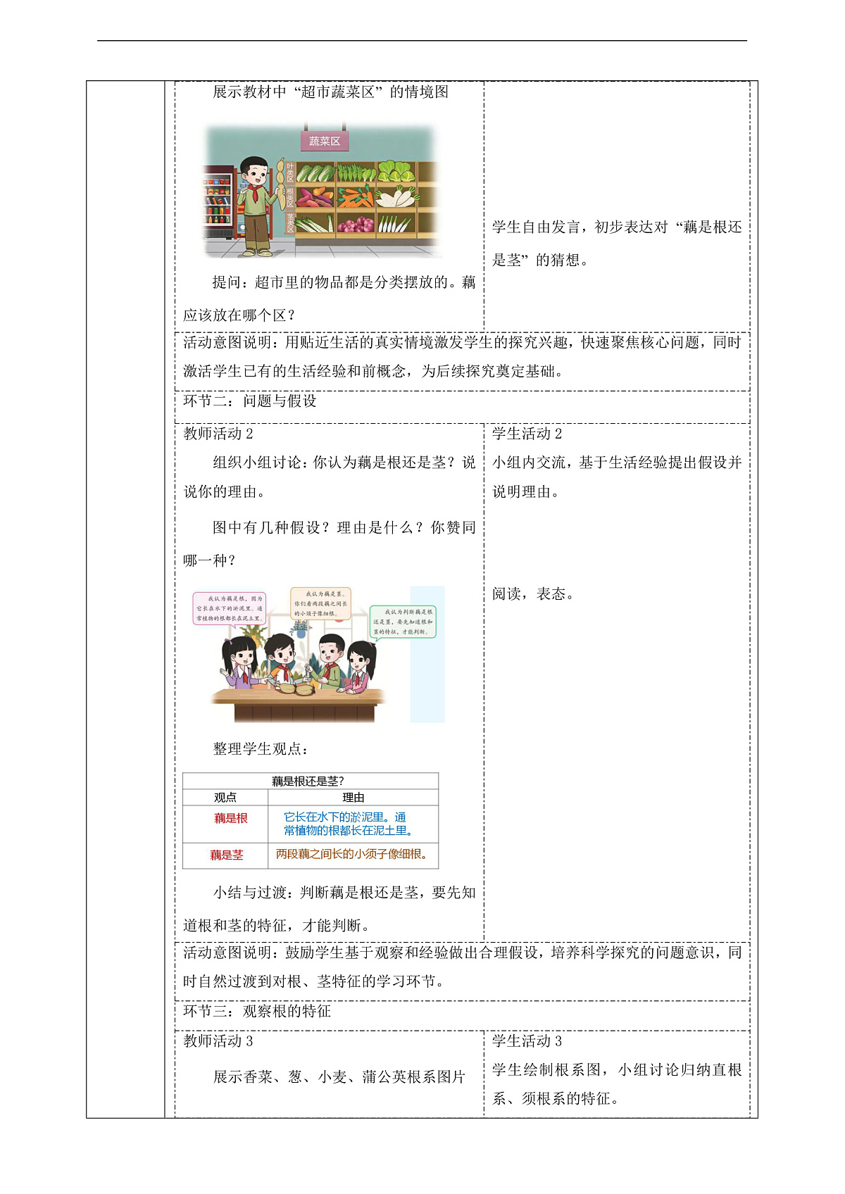 【体验单元】《藕是根还是茎》课时教案第2页
