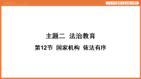 第12节 国家机构 依法有序-2026年广东中考道德与法治复习课件(含答案)