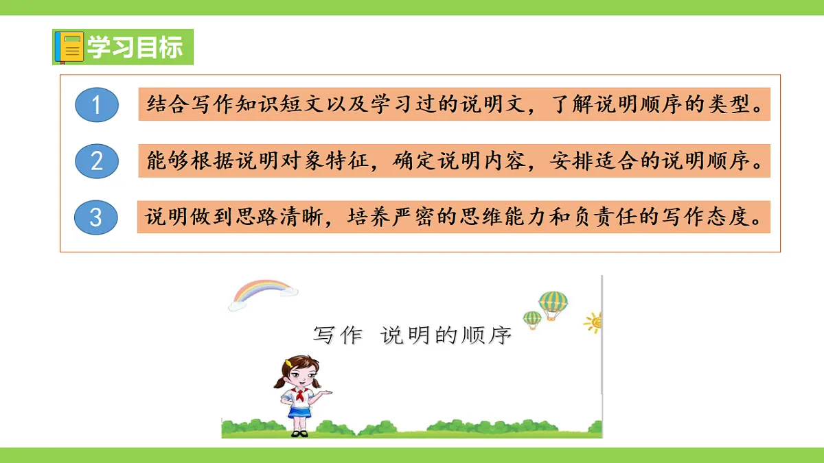 八下第二单元写作《 说明的顺序》【2022新课标】课件第4页