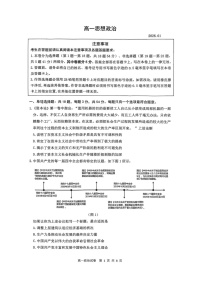 江苏省南通市市区2025-2026学年高一上学期期末考试政治试题