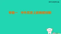 福建省2025中考历史常考专题研究篇专题一中外历史上的制度创新练课件