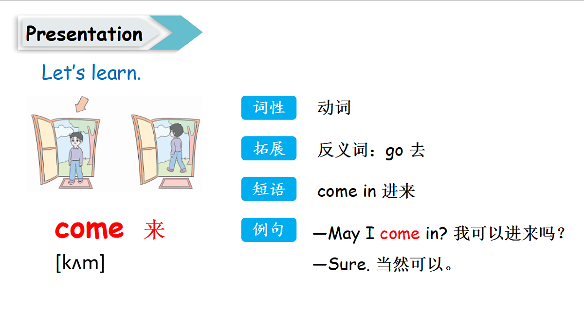 冀教版四下 Unit 1 Lesson 1第4页