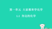 科粤版（2024）九年级上册（2024）身边的化学习题课件ppt