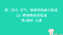 初中化学辨别物质的组成习题课件ppt
