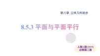 高中数学空间直线、平面的平行图片ppt课件