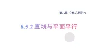 人教A版 (2019)必修 第二册空间直线、平面的平行课堂教学ppt课件