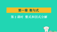 辽宁省2025中考数学第一章数与式第2课时整式和因式分解讲课件