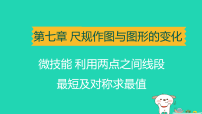 辽宁省2025中考数学第七章尺规作图与图形的变化微技能利用两点之间线段最短及对称求最值讲课件